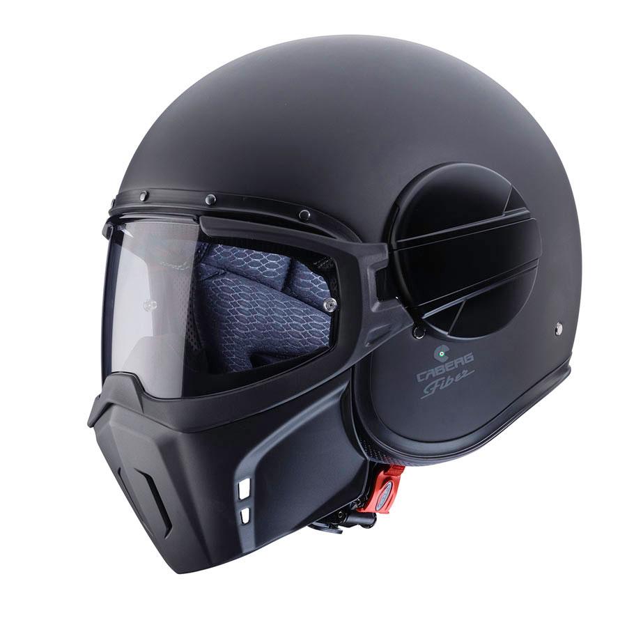 Casco jet per  Moto  in Carbonio CABERG GHOST