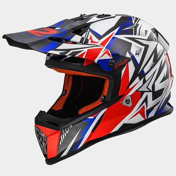 Casco cross  per moto  LS2 LS2 FAST STRONG