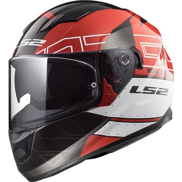 Casco integrale per moto  con visiera interna per il sole LS2 CASCO LS 2 STREM FF320 KUB