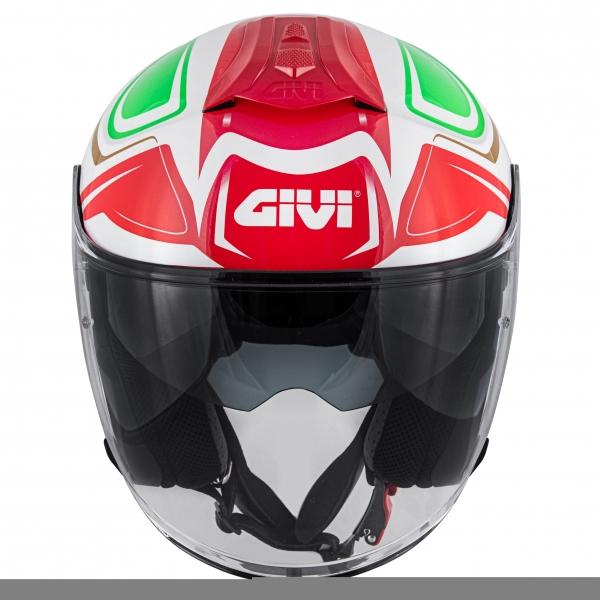 casco jet visiera lunga e visiera parasole  Givi Hyper Italia