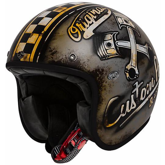 Casco jet  in fibra di carbonio e aramidica Premier Le petit classic /op 9 bm