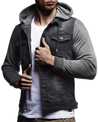 Giubbotto  felpa in jeans moto con protezioni chaft BLOUSON HARISSON WESTSIDE