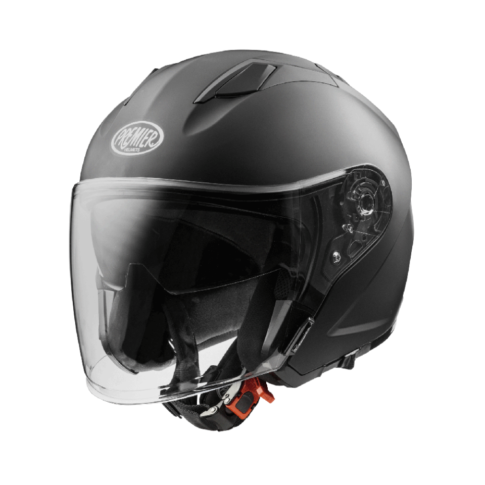 Casco Premier open face Dokker U9 Bm Nero Opaco Premier DOKKER U9 BM