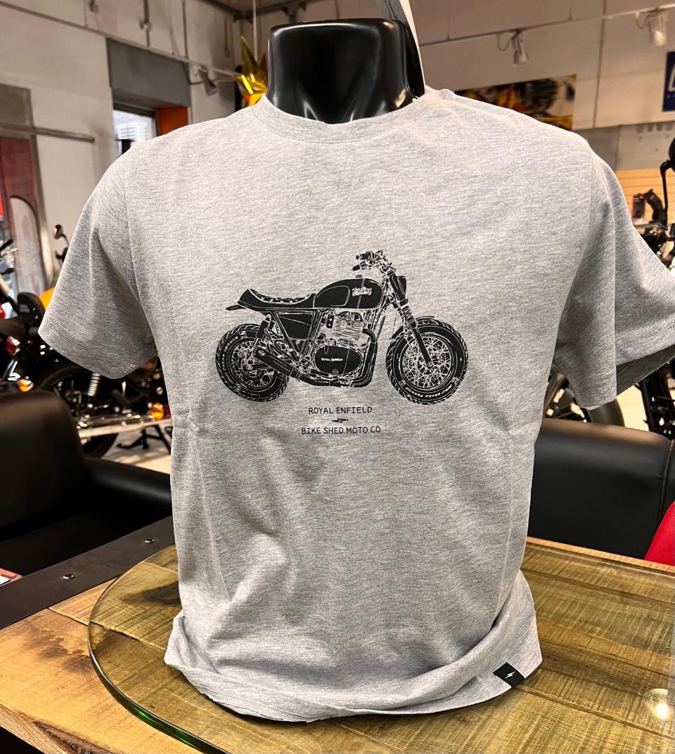 T-shirt Classic Royal Enfield T-SHIRT CLASSIC INVERSE GREY