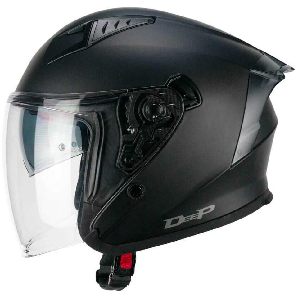 casco jet con visiera lunga e visiera parasole CGM 127A DEEP