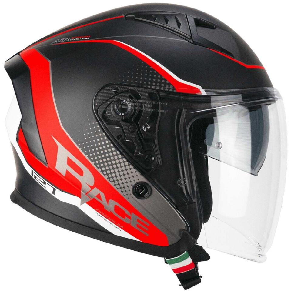 casco jet con visiera lunga e visiera parasole CGM 127A DEEP