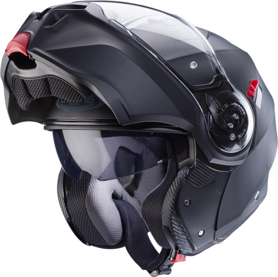 CASCO APRIBILE/MODULARE NEW 2023 CABERG CABERG DUKE EVO  NERO OPACO MODELLO 2023