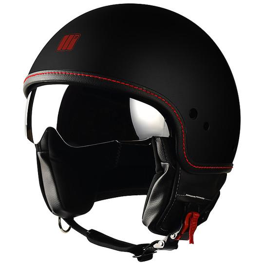 CASCO JET MOTOCUBO BEETLE  CON VISIERINO