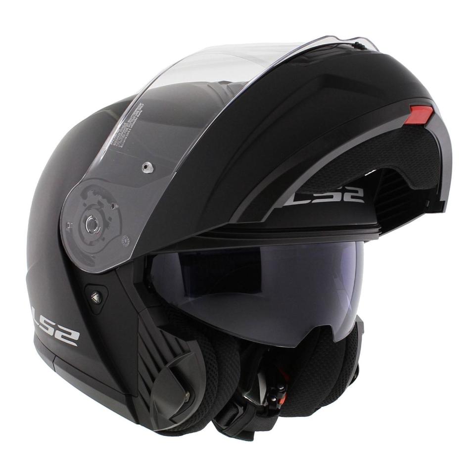 CASCO MODULARE LS2 STROBE 2 CON VISIERINO ANTI UV ANTI SOLE DOPPIA VISIERA LS2 STROBE 2 LS2 STROBE 2