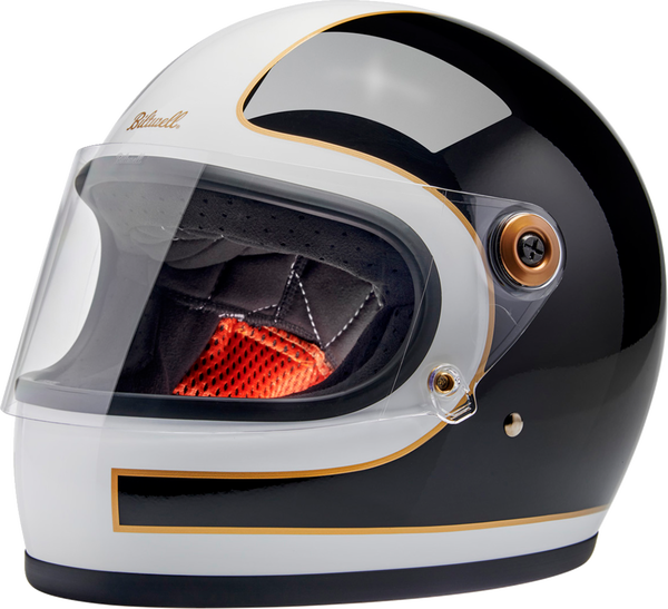 HELMET GRINGO WH/BLK CASCO BITWELL BIANCO E NERO LUCIDO BITWELL GRINGO