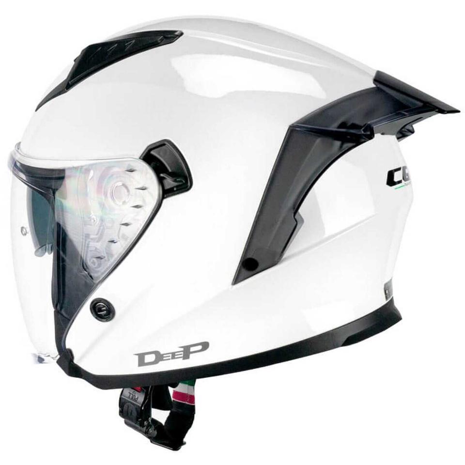 casco jet con visiera lunga e visiera parasole CGM 127A DEEP