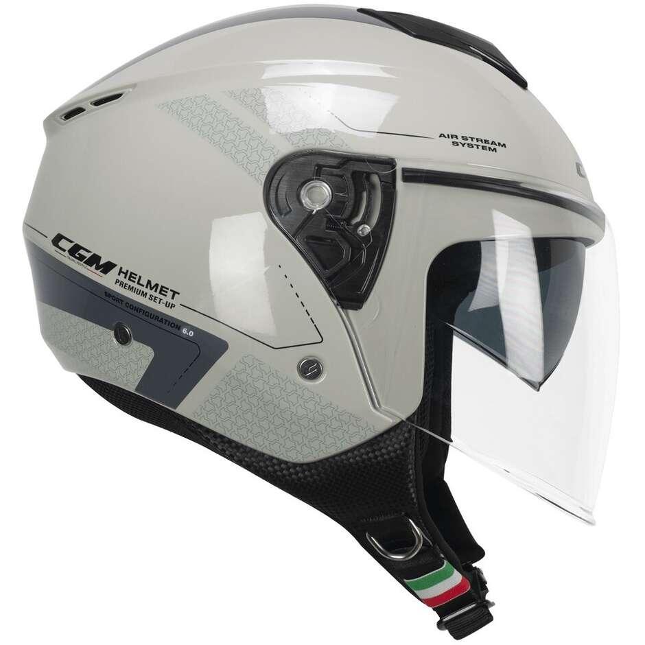 Casco Moto Jet CGM 126G IPER CITY Grigio Bigio cgm 126g iper city