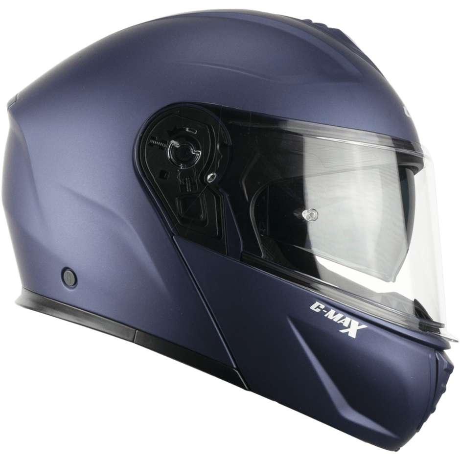 Casco Moto Modulare CGM 569a C-MAX MONO Blu Satinato cgm c-max mono