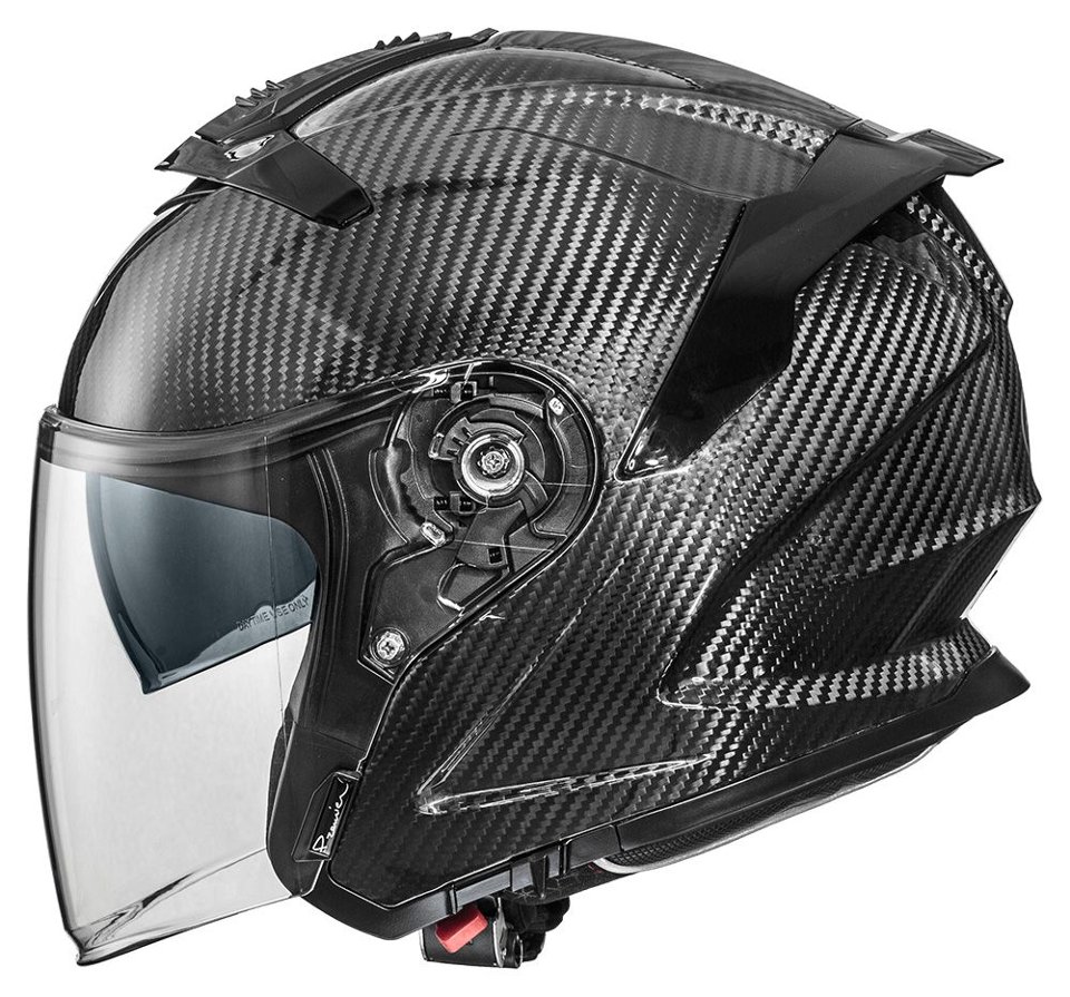 Casco Jet con visiera in Carbonio PREMIER JT5 CARBON