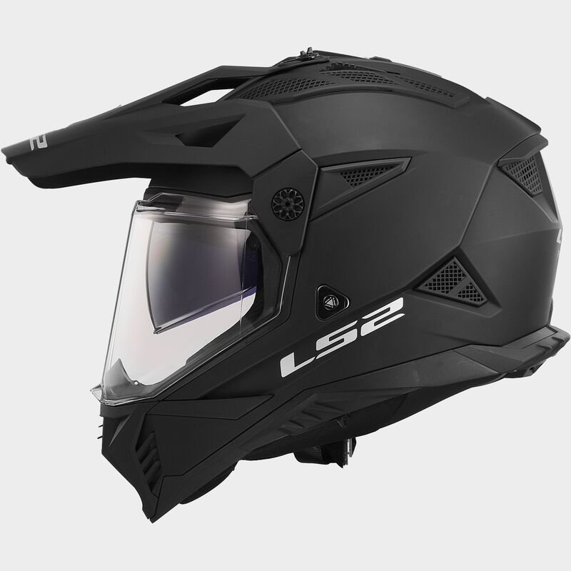 casco adventure matt black LS2 Pioneer II MX702