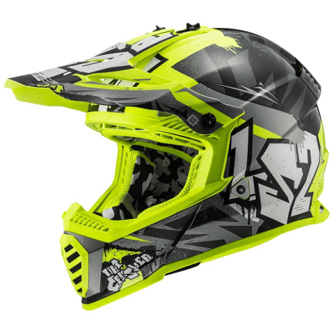 Casco Motocross cross  enduro LS2 MX437 FAST EVO
