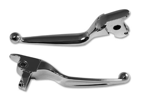 KIT LEVE CUSTOM CROME Touring Levers Chrome/ Black