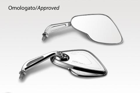 Specchietti  HONDA  NC750S 2014-19 NC750X 2014-19 De Pretto Moto POLICE Corti Allumino Anodizzato Ricavato Dal Pieno