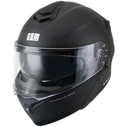Casco modulare cgm 508A Nero Opaco rosso