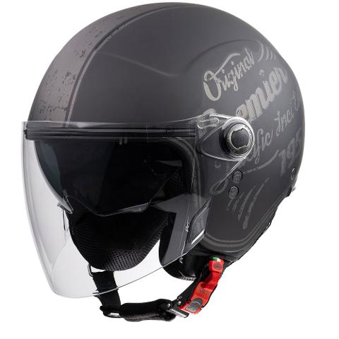 CASCO JET MOTO OPEN FACE ROCKER VISOR OR 9 BM HELMET VISIERA LUNGA PREMIER PREMIER ROCKER VISOR OR 9 BM