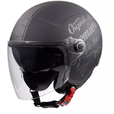 CASCO JET MOTO OPEN FACE ROCKER VISOR OR 9 BM HELMET VISIERA LUNGA PREMIER PREMIER ROCKER VISOR OR 9 BM
