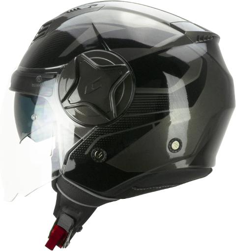 Casco get  openface doppia visiera cgm Illi  mono