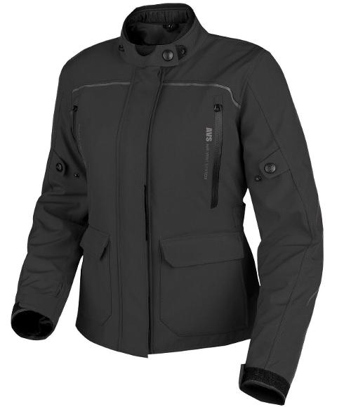 GIUBOTTO DONNA MOTO MOORE LATITUDE LADY NERO SOFTSHELL IMPEMEABILE MOORE chaqueta latitude lady