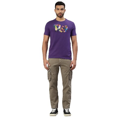 Magliette motociclista ROYAL ENFIELD Global Riderds Purple