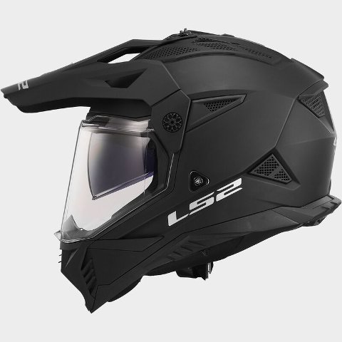 casco adventure matt black LS2 Pioneer II MX702