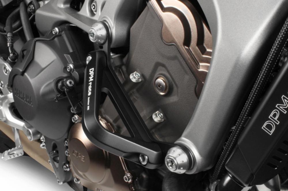 PARAMOTORE IN ALLUMINIO PER MOTO DE PRETTO MOTO YAMAHA MT 09-FZ09 2014/2016