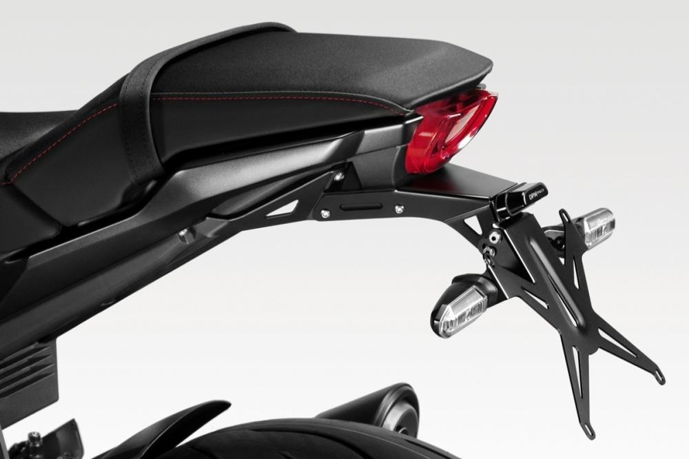 KIT TARGA  PORTATARGA  MOTO IN ALLUMINIO DE PRETTO MOTO honda CB 1000R 2018 /2020