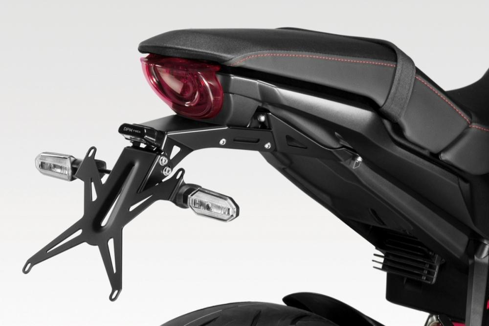 KIT TARGA  PORTATARGA  MOTO IN ALLUMINIO DE PRETTO MOTO honda CB 1000R 2018 /2020