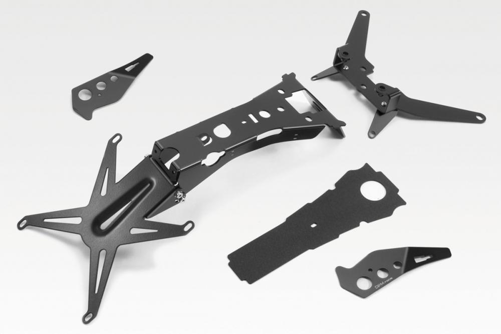 KIT TARGA  PORTATARGA  MOTO IN ALLUMINIO DE PRETTO MOTO HONDA XADV EXENTIAL DPM  MOTO HONDA XADV 2017/2020