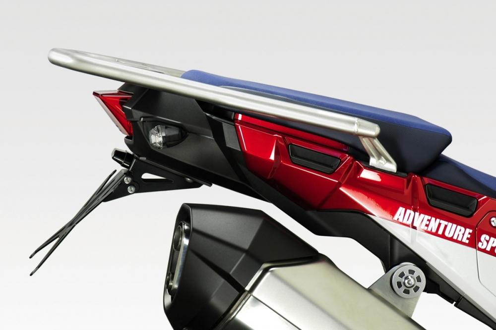 Portatarga Kit Targa  Regolabile Honda crf 1000 Africa Twin 2016-19 BASE E ADVENTURE S. de pretto Honda crf 1000 Africa Twin 2016-19