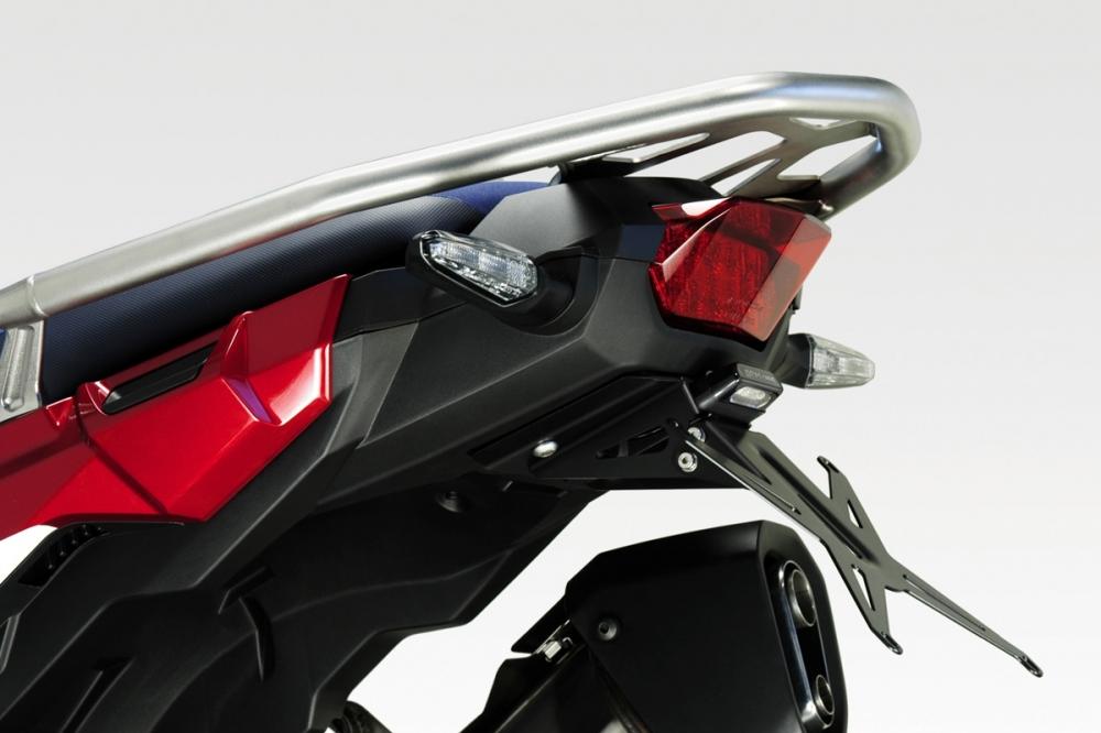 Portatarga Kit Targa  Regolabile Honda crf 1000 Africa Twin 2016-19 BASE E ADVENTURE S. de pretto Honda crf 1000 Africa Twin 2016-19