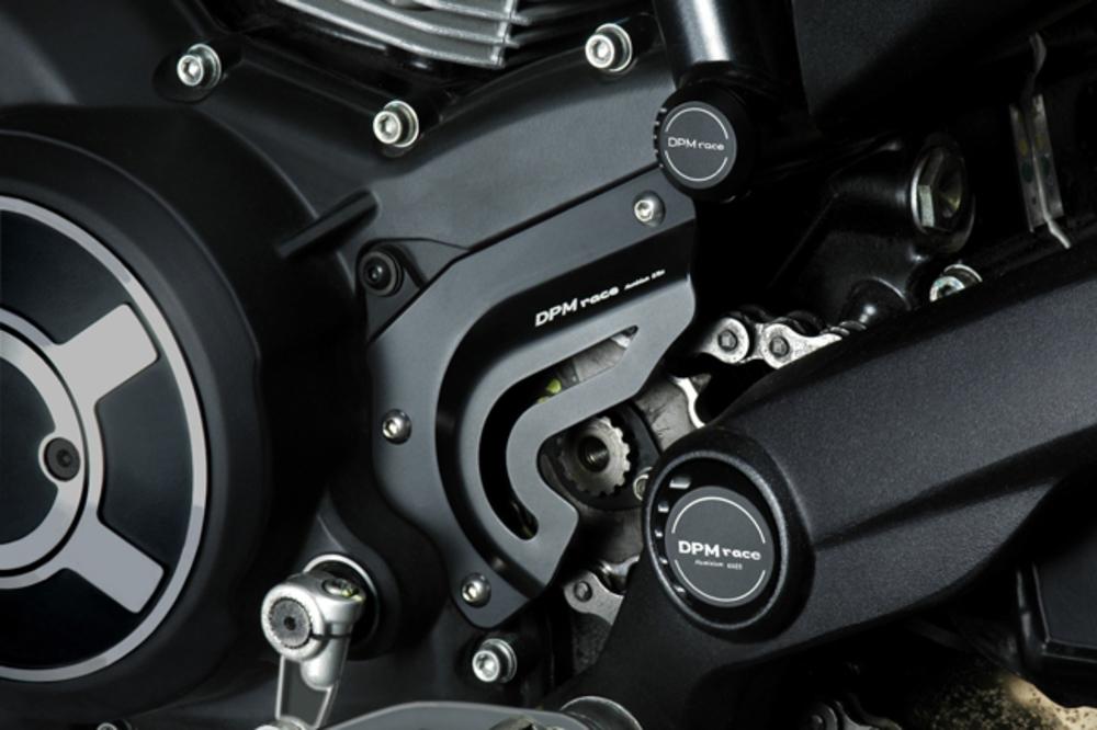 Coperchio Carter  Pignone Ducati Scrambler 400 up DE PRETTO MOTO DARKLIGHT