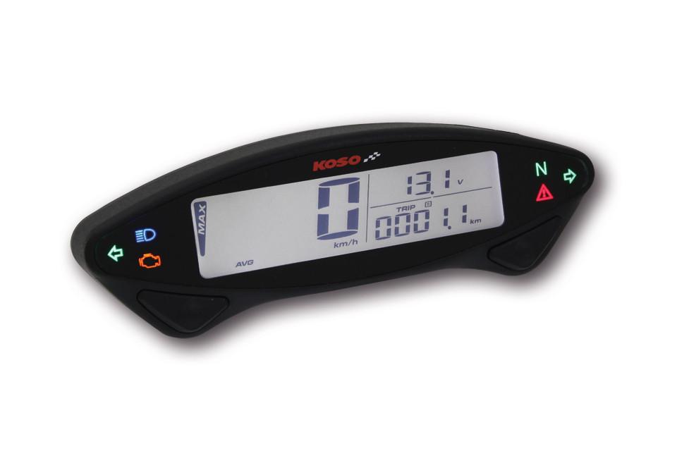 Contachilometri per Moto  universale completo con spie KOSO CONTACHILOMETRI KOSO DB EX -02