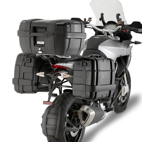 Bauletto valige  per moto in alluminio kappa TREKKER 52