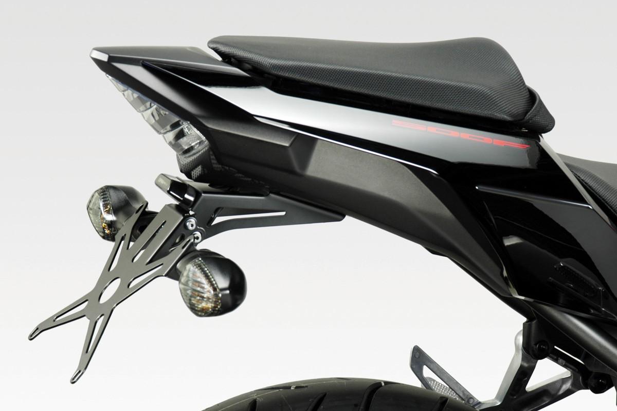 KIT TARGA COMPATIBILE CON I MODELLI 2019-2023 DE PRETTO MOTO Kit portatarga Acciaio Taglio Laser Verniciato a Polvere