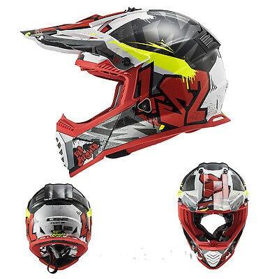 Casco Motocross cross  enduro LS2 MX437 FAST EVO
