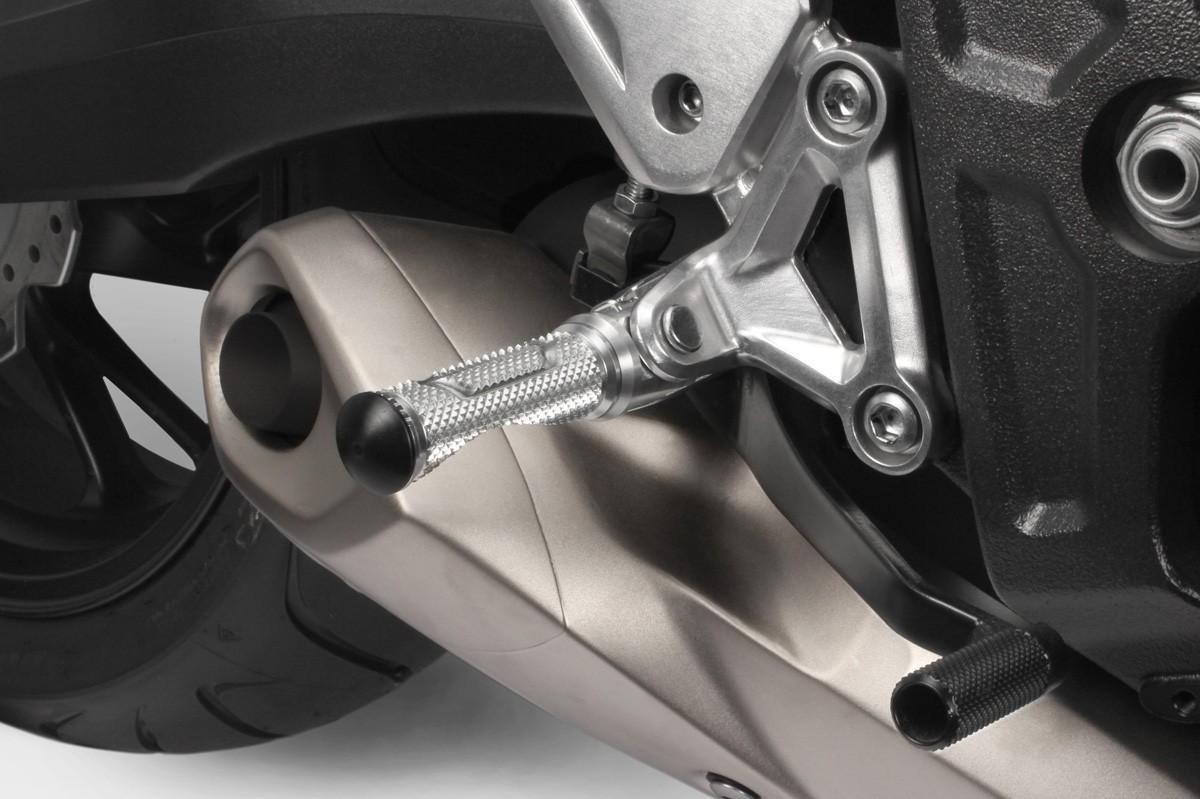 Pedane GP Guidatore Honda CBR650R 2019/20 De Pretto Moto Richiudibili Alluminio Ricavato dal Pieno Anodizzato