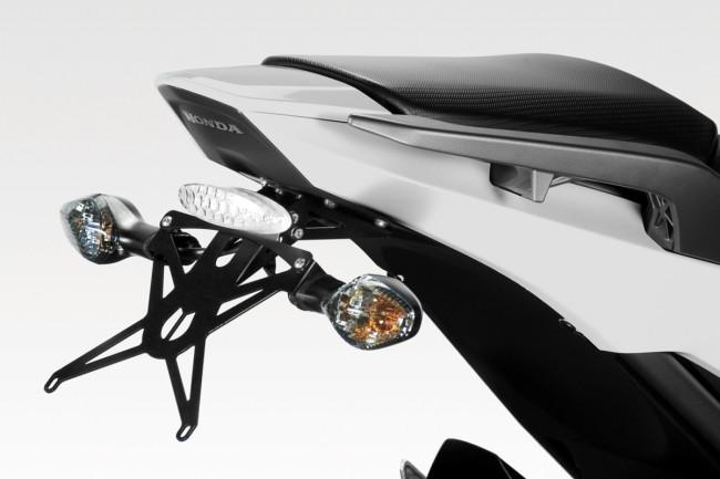 KIT TARGA  PORTATARGA HONDA  NC750S 2014-19 NC750X 2014-15 De Pretto Moto Inclinazione Variabile  Acciaio Taglio laser verniciato a polvere