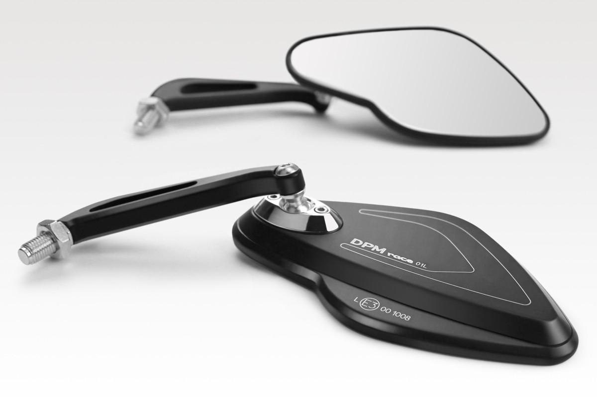 Specchietti  HONDA  NC750S 2014-19 NC750X 2014-19 De Pretto Moto POLICE Corti Allumino Anodizzato Ricavato Dal Pieno