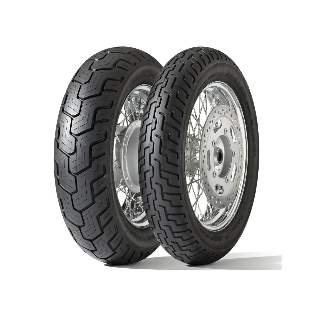 GOMMA PNEUMATICI COPERTONI MOTO DUNLOP D404 FRONT 90/90 - 21 54S TT