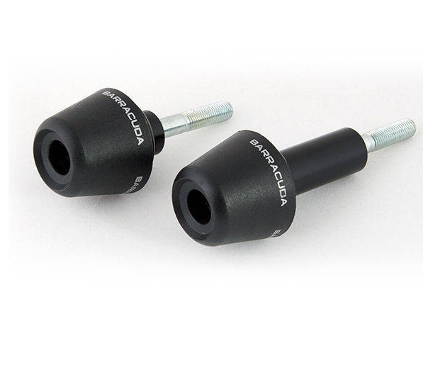 Kit Tamponi Paratelaio Yamaha XSR 900 2015/19 Barracuda PVC nero  distanziali in alluminio anodizzato