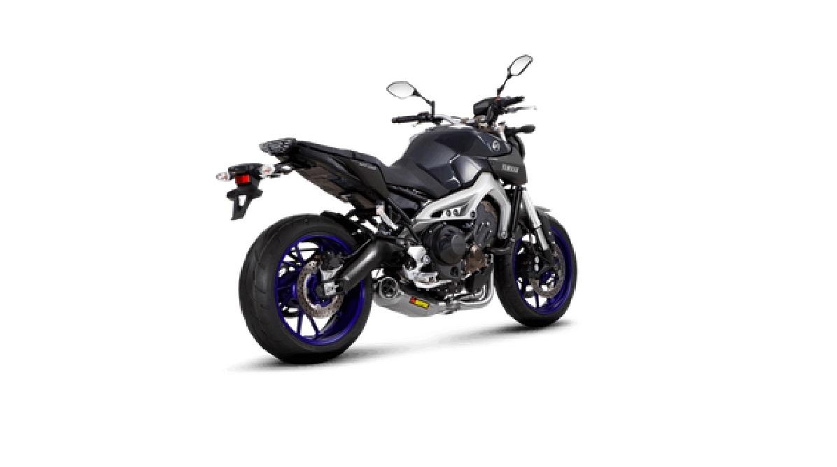 Scarico Completo Yamaha MT 09 FZ 09 Omologato inox Akrapovic Linea Racing materiali hi-tech