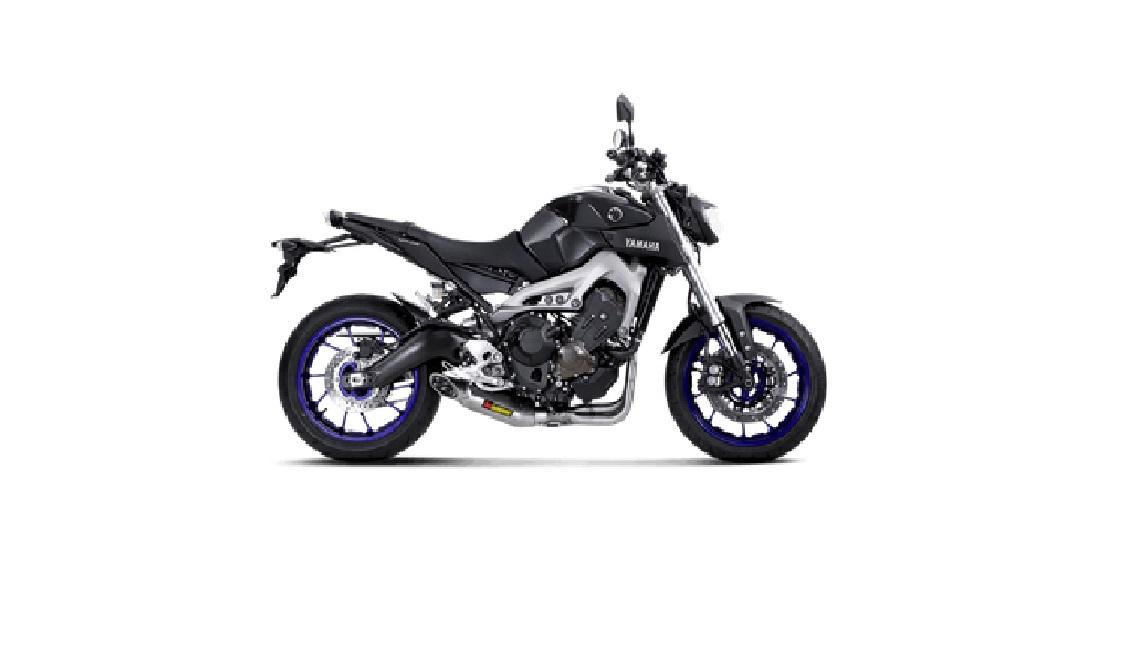 Scarico Completo Yamaha MT 09 FZ 09 Omologato inox Akrapovic Linea Racing materiali hi-tech