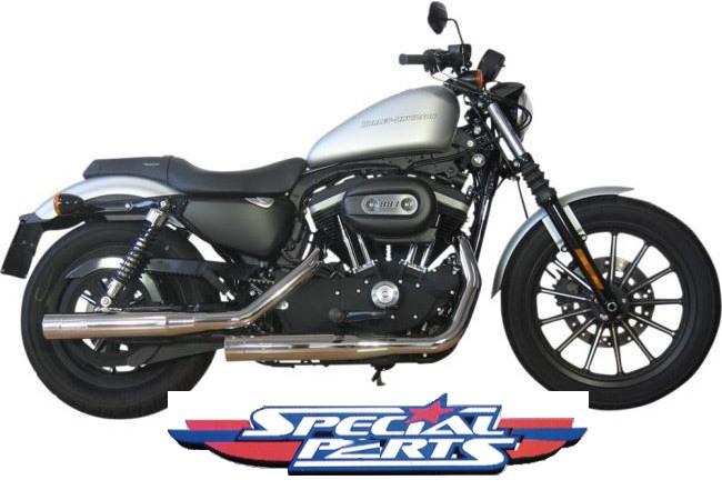 scarico finale marmitta slip-on  Harley Davidson sportster omologato con sonorita variabile mcj SPORTSTER 883-1200 DAL 2004 A  CUSTOM - 883R - IRON - CUSTOM - ROADSTER - LOW - NIGHTSTER - FORTY EIGHT - SEVENTY TWO - SUPERLOW L 2013