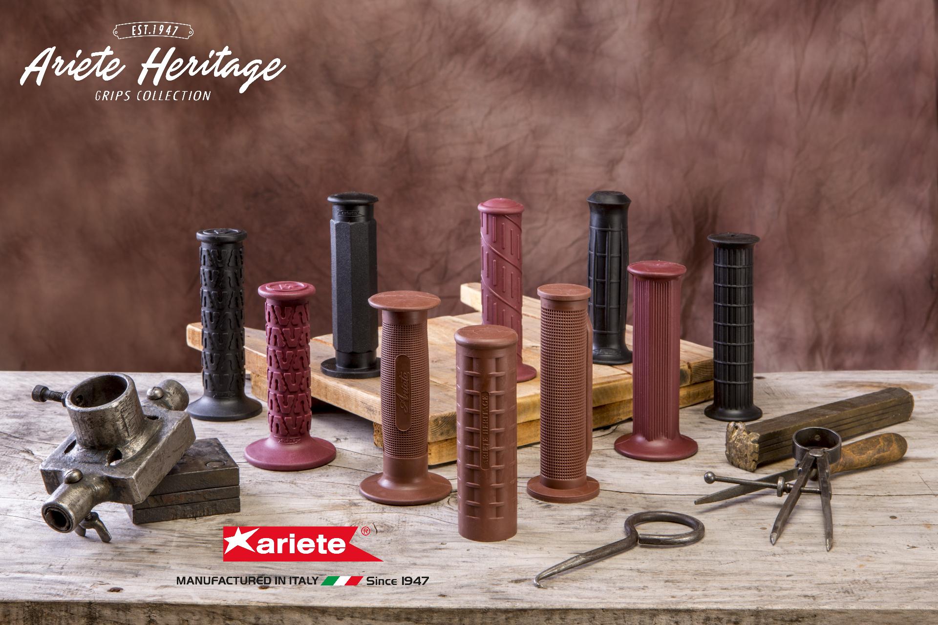 Manopole  Vintage Heritage per manubri da 22 mm  Ariete Road Grips