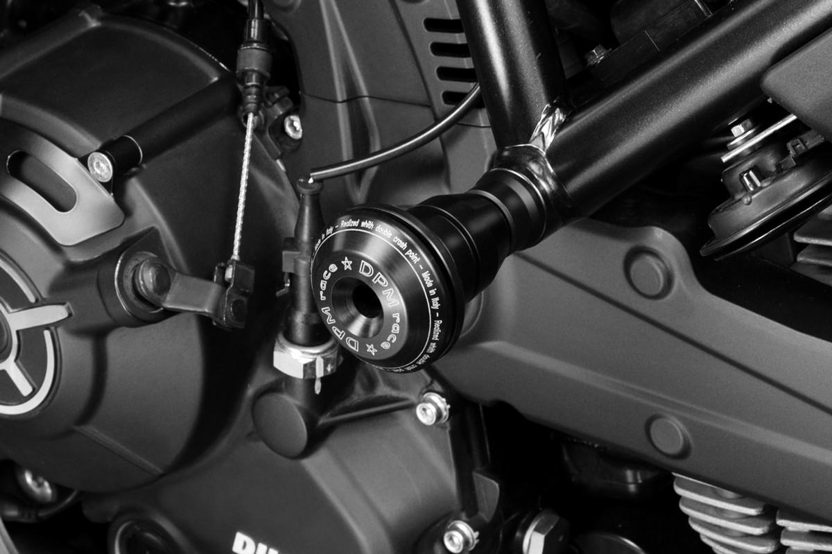 Kit Tamponi Paratelaio Ducati Scrambler 800 2015 De Pretto Moto Alluminio Ricavato Dal Pieno